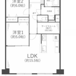 2LDK+S（納戸）、価格2280万円、専有面積64.89m2、バルコニー面積9.45m2 リフォーム済み物件♪間取