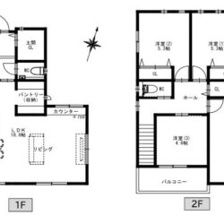 価格5080万円、4LDK、土地面積88.74m2、建物面積107.72m2間取